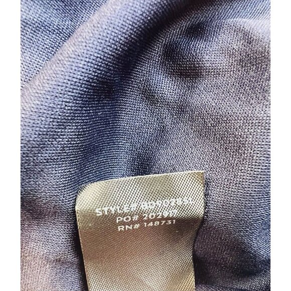 Lulus Sweetest Admirer Navy Blue Ruched Surplice Maxi Dress Small Formal NWOT - Picture 10 of 10